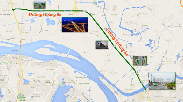 Hình ảnh hai tuyến đường dự kiến đặt tên Hoàng Sa và Trường Sa ở Hà Nội 2