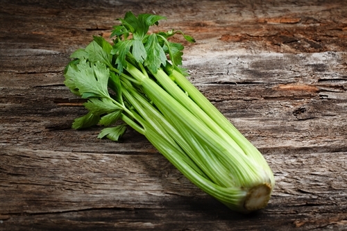 Organic vegetables - celery. Food background